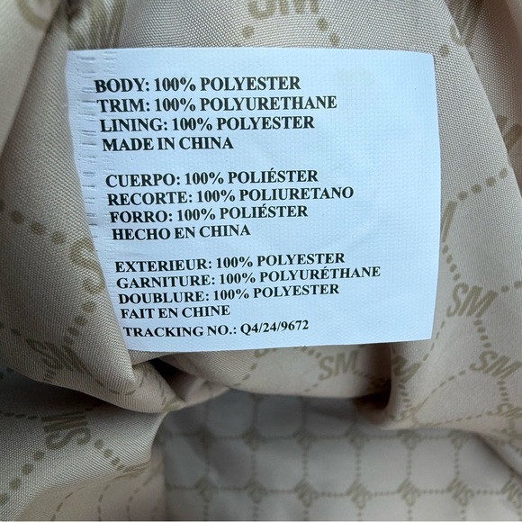 Steve Madden Stylish Blue Quilted Women's Nylon Tote Bag - Picture 11 of 14